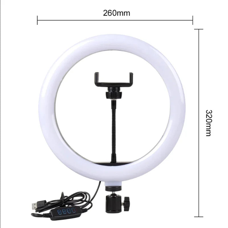 8 & 10 inch Selfie Ring Light & Photography Tripod