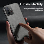 Xiaomi Luxury Leather Phone Case With Magnetic Plate Support
