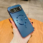 Google Pixel Luxury Metallic Frosted Magsafe Phone Case