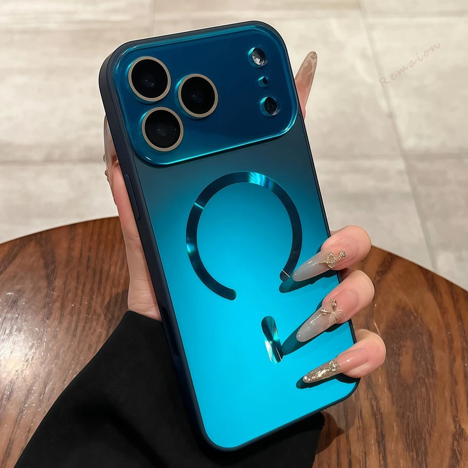 Apple iPhone - Titanium Magnetic Mirror Case