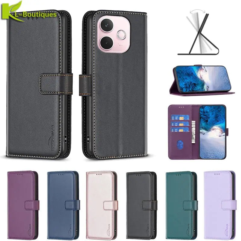 OPPO A5 Pro Flip Leather Phone Case