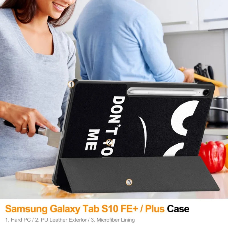 Samsung Galaxy Tablet Multi-Folding Case with Pencil Holder
