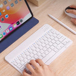 Bluetooth Wireless Keyboard & Mouse For Apple, Android, Windows Tablets