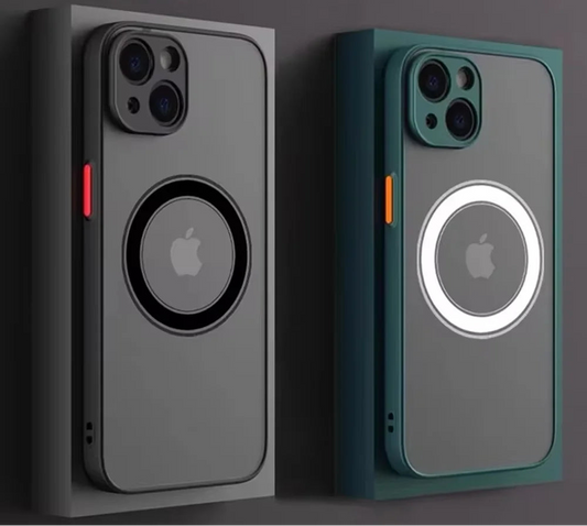 Apple iPhone Wireless Magsafe Shockproof Armor Matte Finish Case