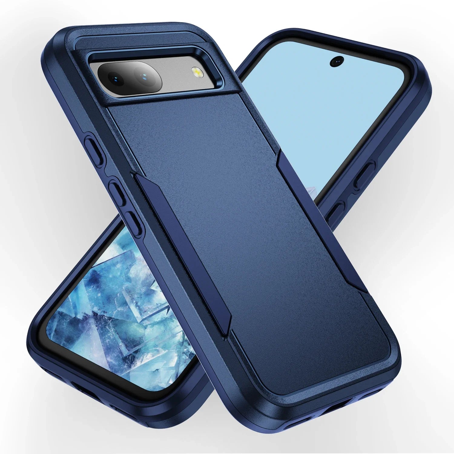 Google Pixel TPU + PC Soft & Hard Armor Phone Case