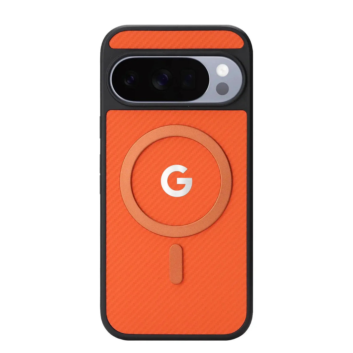 High End Carbon Fiber Texture Leather Phone Case For Google Pixel 10 9 ProXL 10A 9A For MagSafe Wireless Charger Anti-Drop Cover by Mobile Supplies Online