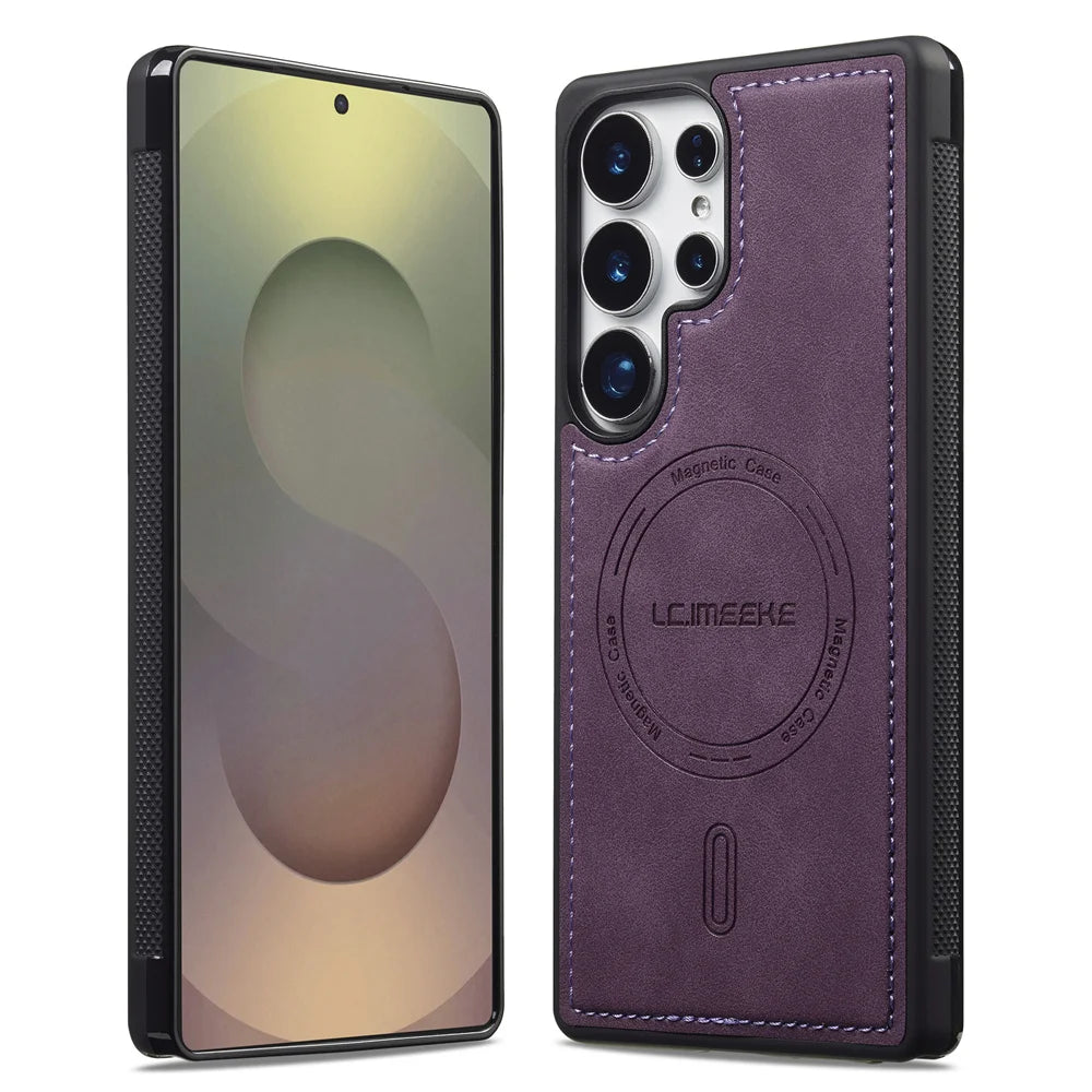 Samsung Galaxy Luxury Leather Flip Case