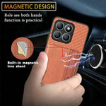 Honor Card Wallet Flip Case Leather Magnetic Back Cover With Card Slot Lens Protection