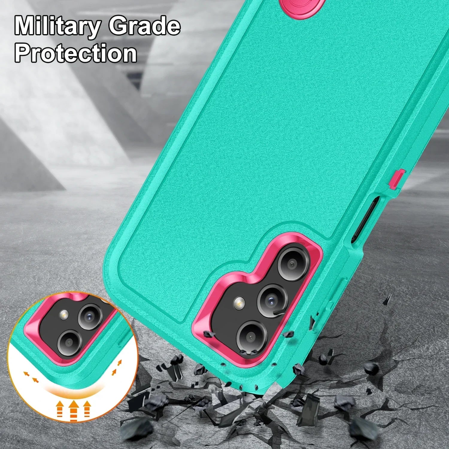 Samsung Galaxy Shockproof Heavy Duty Rugged Kickstand Cover