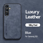 Samsung Galaxy Luxury Leather Case With Magnetic Plate Support