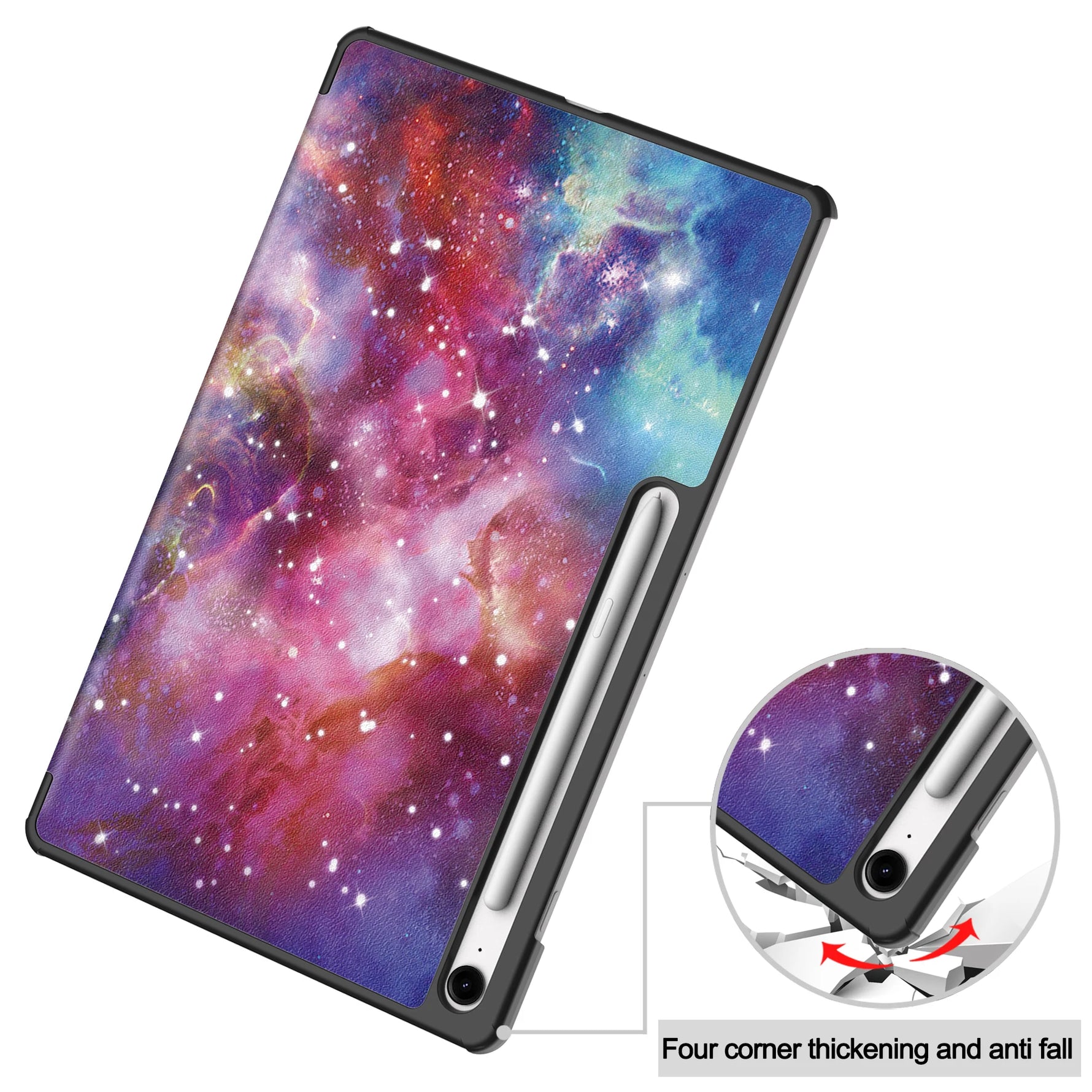 Samsung Galaxy Tablet Multi-Folding Case with Pencil Holder