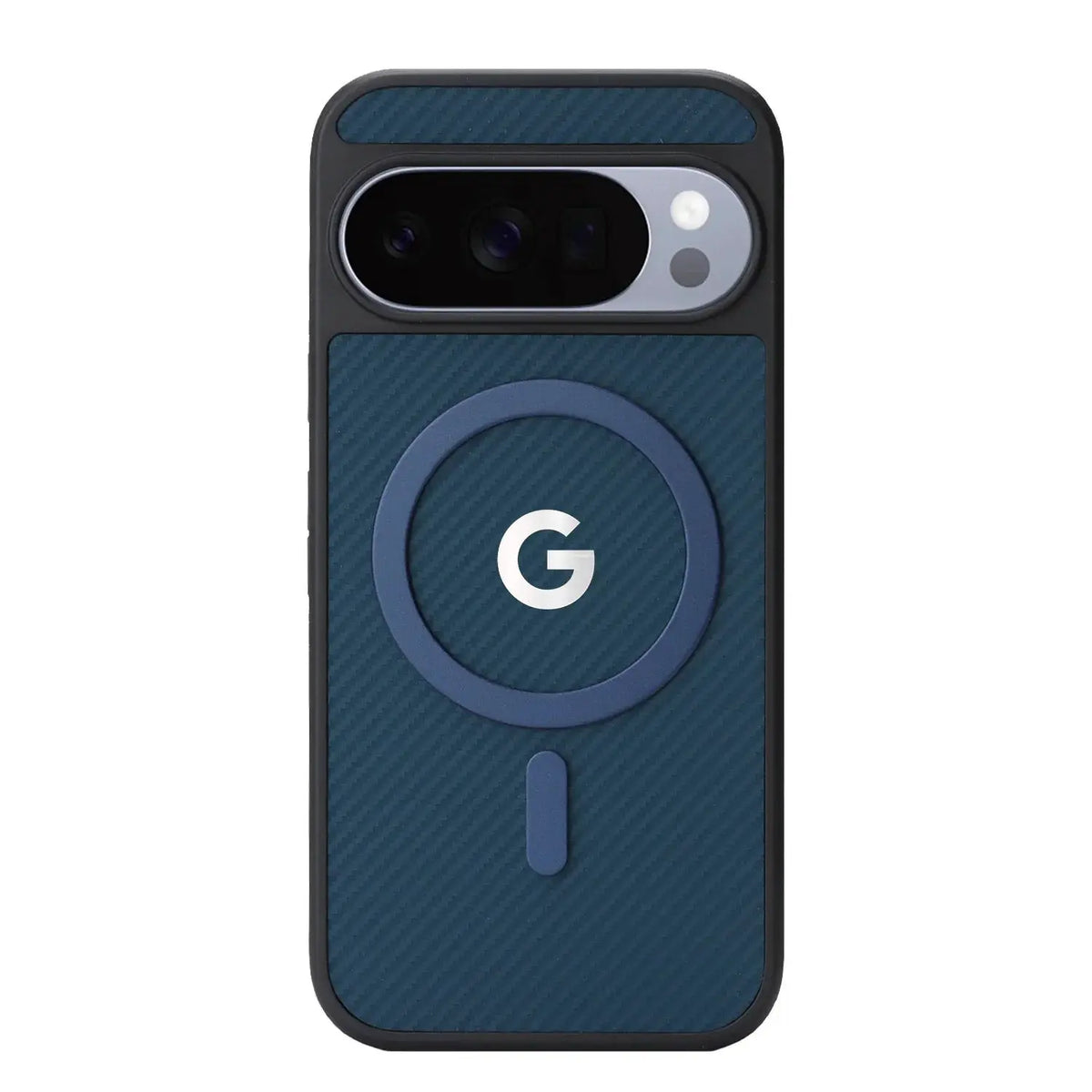 High End Carbon Fiber Texture Leather Phone Case For Google Pixel 10 9 ProXL 10A 9A For MagSafe Wireless Charger Anti-Drop Cover by Mobile Supplies Online