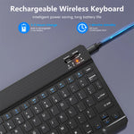 Bluetooth Wireless Keyboard & Mouse For Apple, Android, Windows Tablets