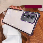 OPPO Case Four Corner Shockproof Silicone Back Cover Transparent Design