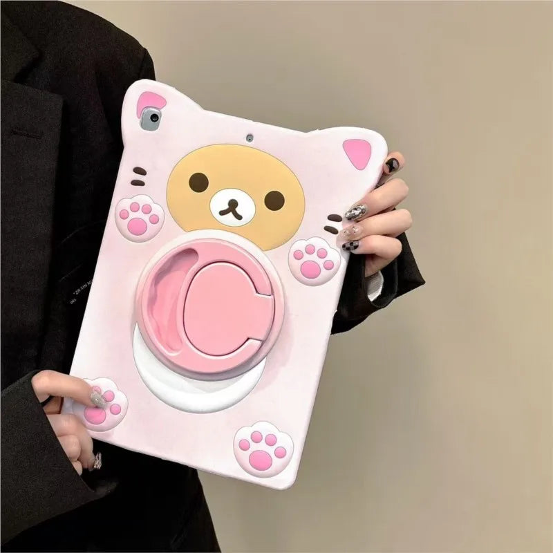 Apple iPad Kids Cartoon Silicone Case Easy Grip