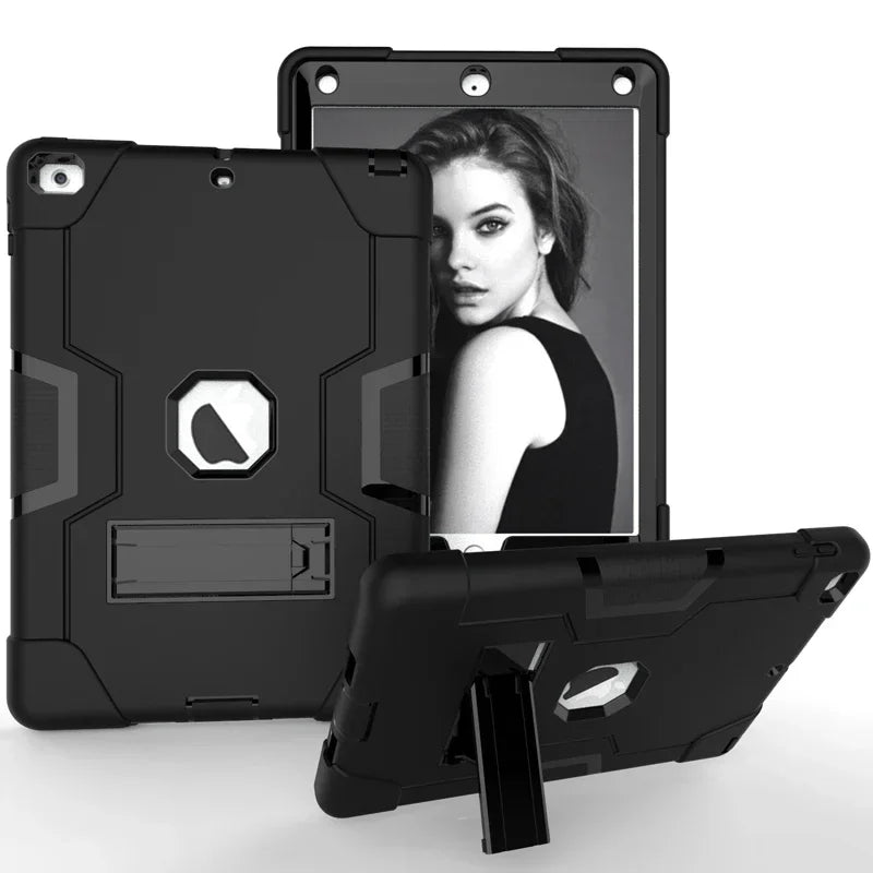 Apple iPad Armor Shockproof Kids Tablet Case with Stand