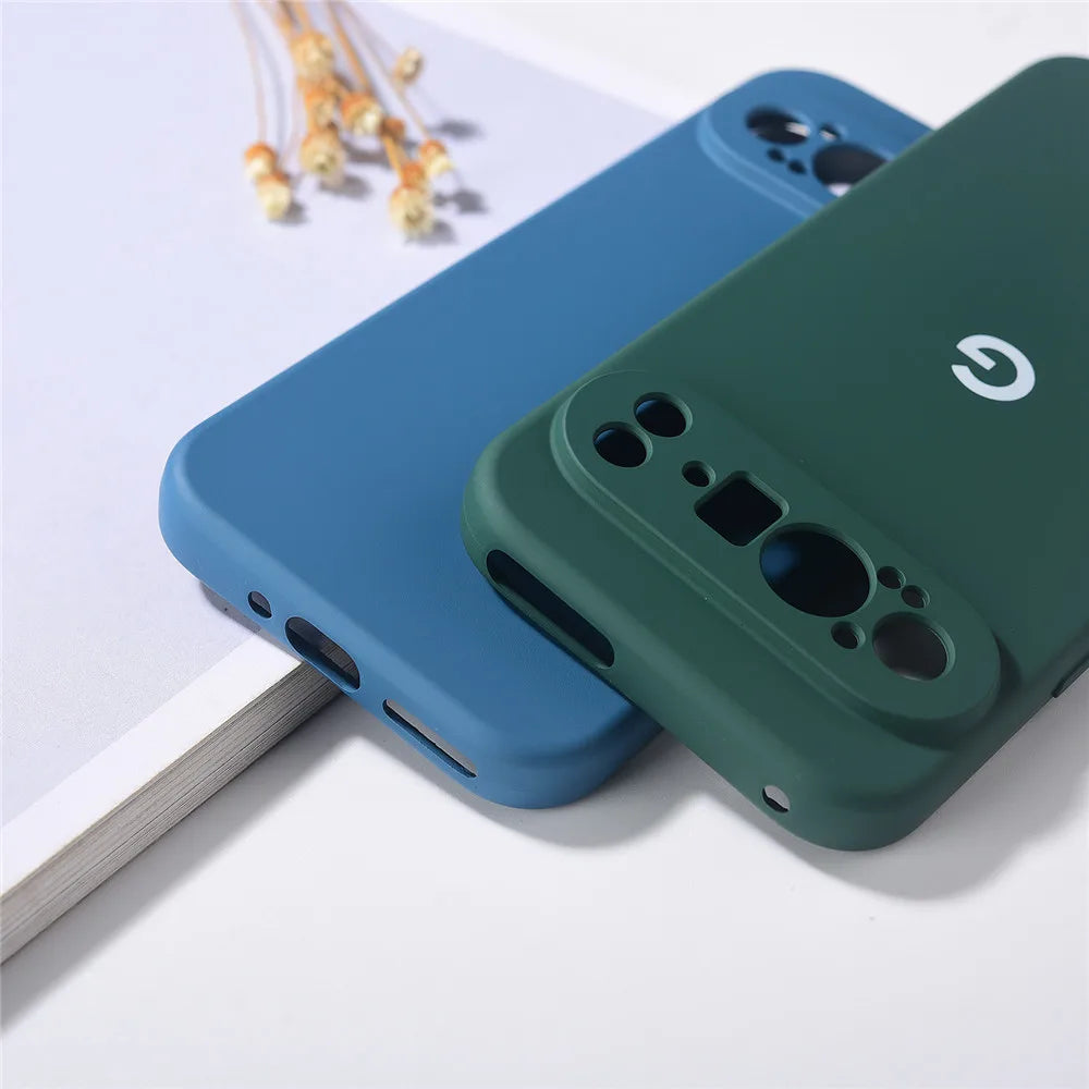 Google Pixel Logo Silicone Shockproof Case