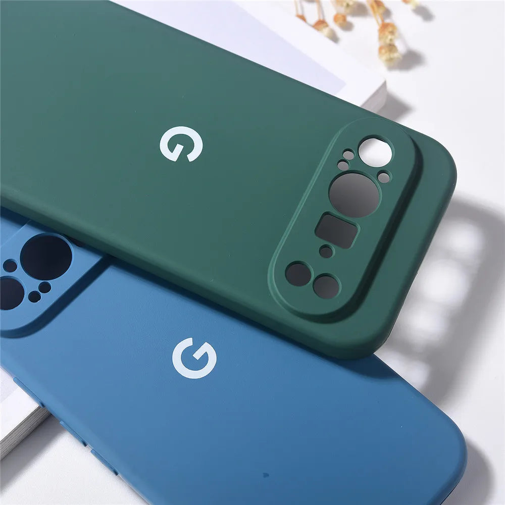 Google Pixel Logo Silicone Shockproof Case