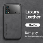 Xiaomi POCO M4 Pro Luxury PU Leather Magsafe Phone Case