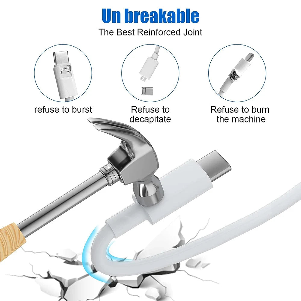 Super Fast Charging Data Cables - 1m, 2m & 3m