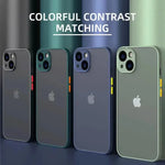Apple iPhone Logo Shockproof Armor Matte Finish Case