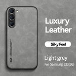 Samsung Galaxy Luxury Leather Case With Magnetic Plate Support