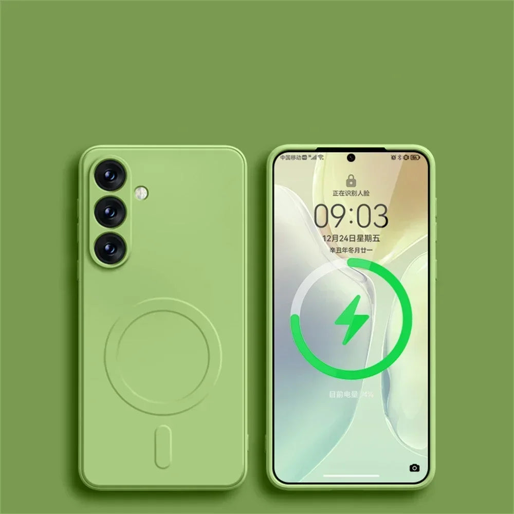 Samsung Galaxy Liquid Silicone Magsafe Case