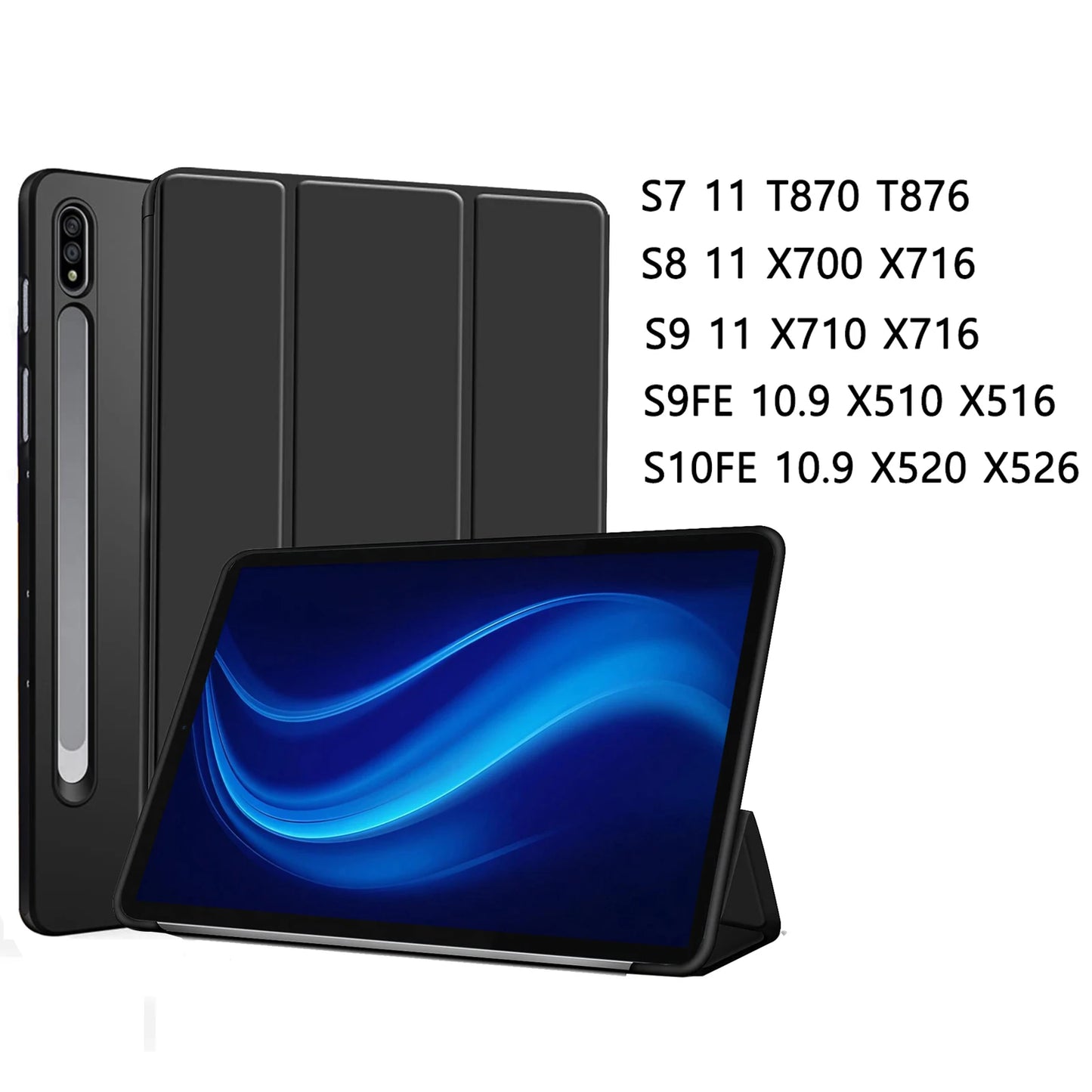 Samsung Galaxy Tablet Magnetic Silicone Folding Case