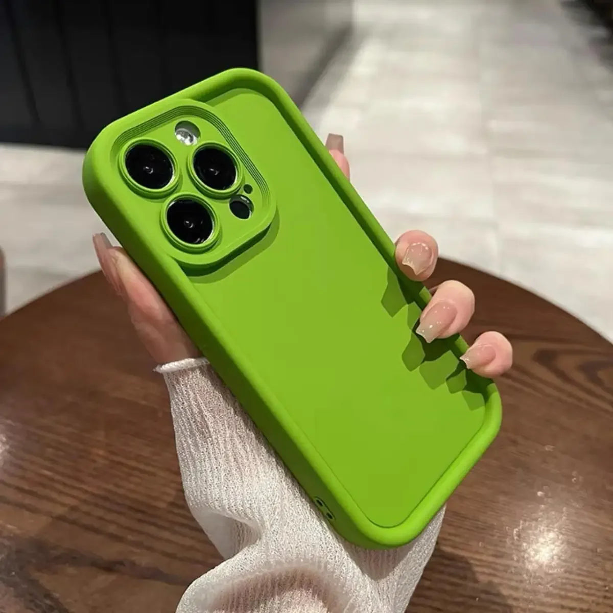 Apple iPhone Luxury Candy Color Silicone Phone Case