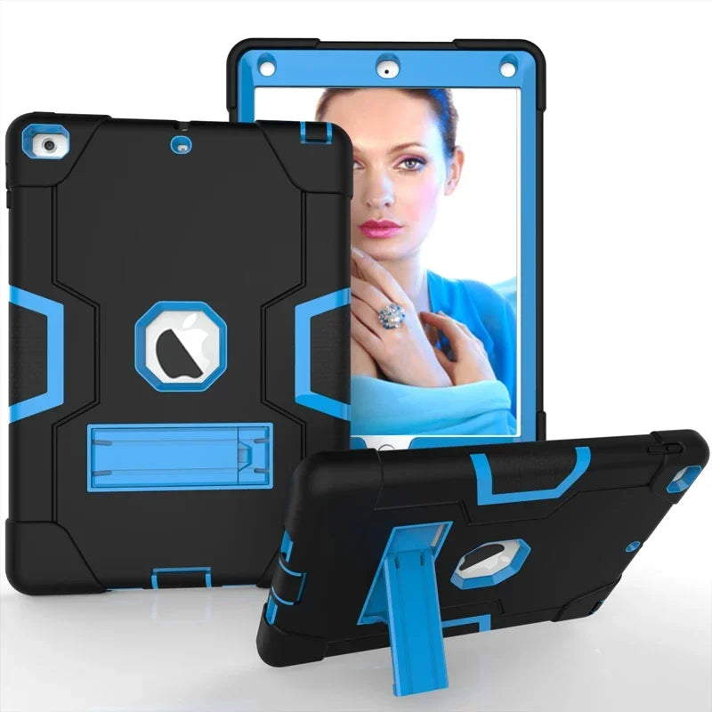 Apple iPad Armor Shockproof Kids Tablet Case with Stand