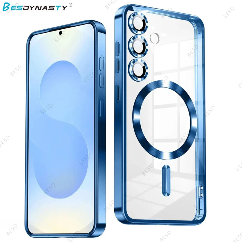 MagSafe Plating Case For Samsung Galaxy Phones Shockproof