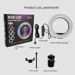 8 & 10 inch Selfie Ring Light & Photography Tripod