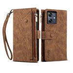 Motorola Zipper Crossbody Leather Case RFID Wallet