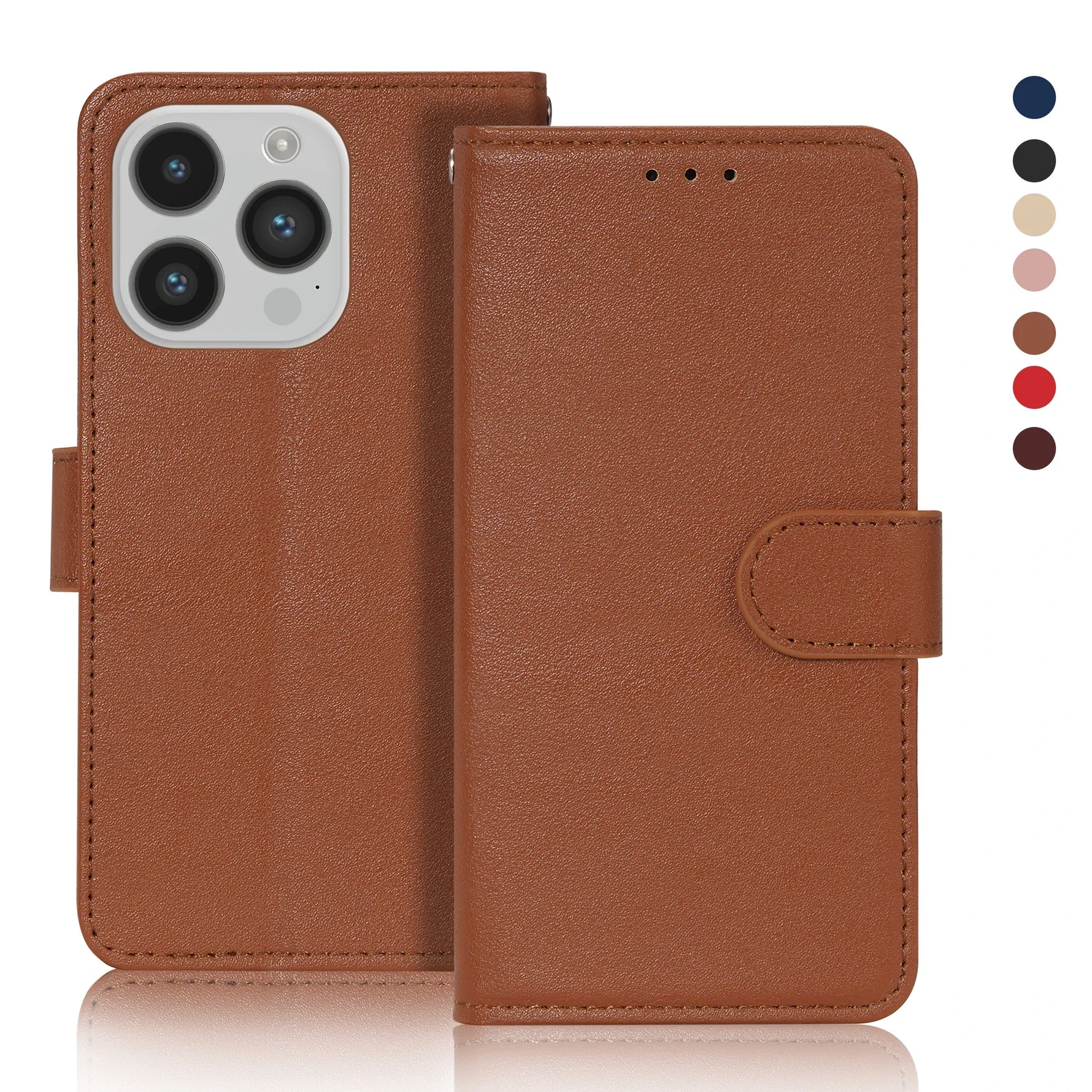 Apple iPhone Leather Flip Case
