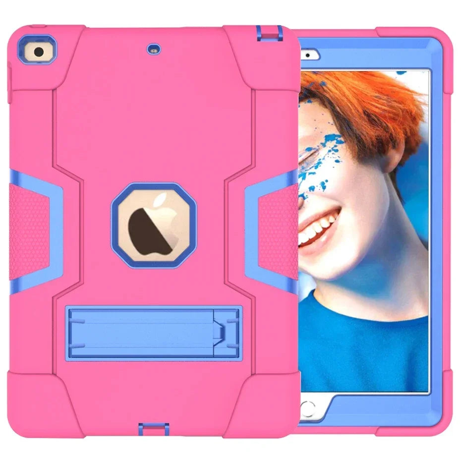 Apple iPad Armor Shockproof Kids Tablet Case with Stand