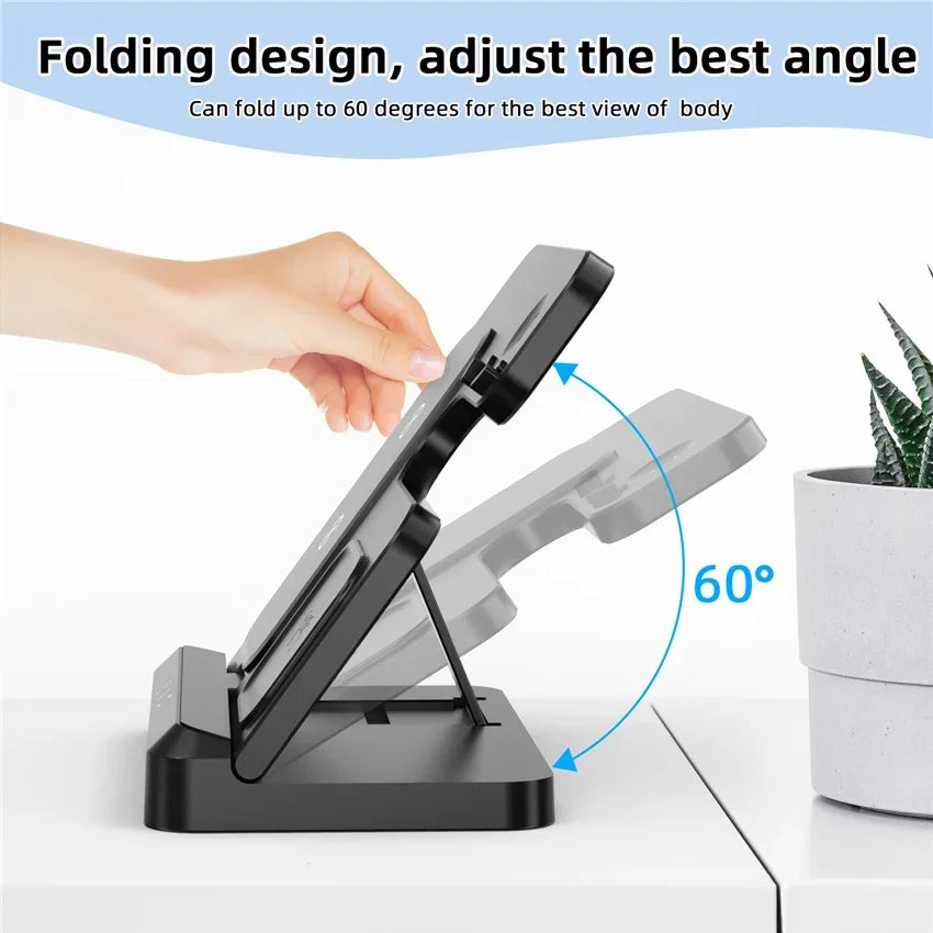 Apple & Samsung - 3 in 1 Wireless Charger Stand