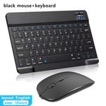 Bluetooth Wireless Keyboard & Mouse For Apple, Android, Windows Tablets