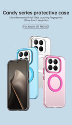 Xiaomi 15T & Pro Soft Slim Transparent Magsafe Phone Case
