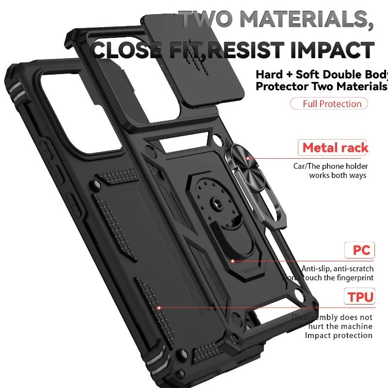 Xiaomi Heavy Duty Case with Camera Protector and Kickstand