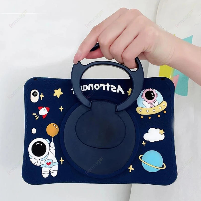 Apple iPad Kids Cartoon Silicone Case