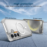 Samsung Galaxy Shockproof Armor Transparent Magsafe Case