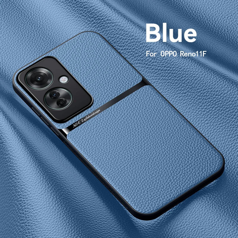 OPPO Reno 11F Stylish Leather Phone Case