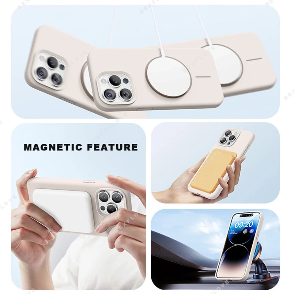Apple iPhone Magsafe Silicone Phone Case