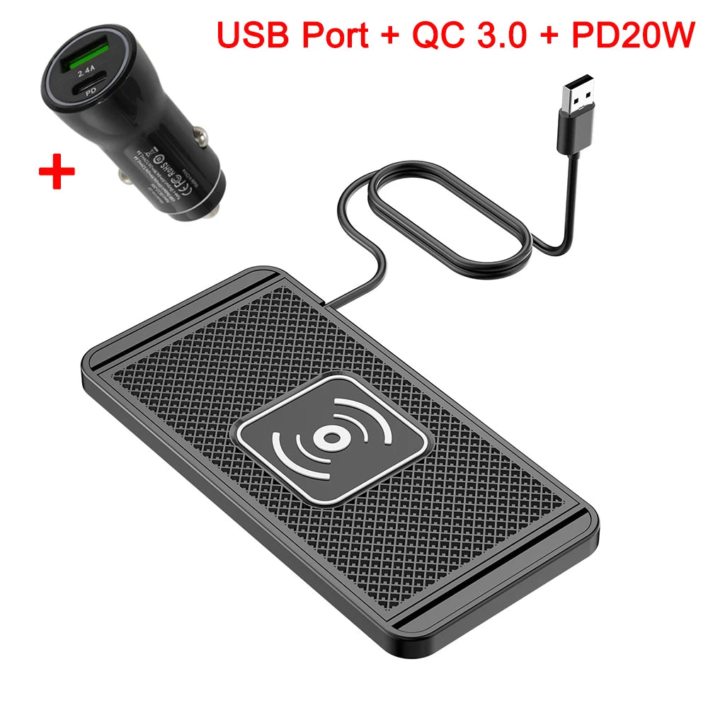 Apple & Andriod Universal Wireless Charger Non-Slip Pad