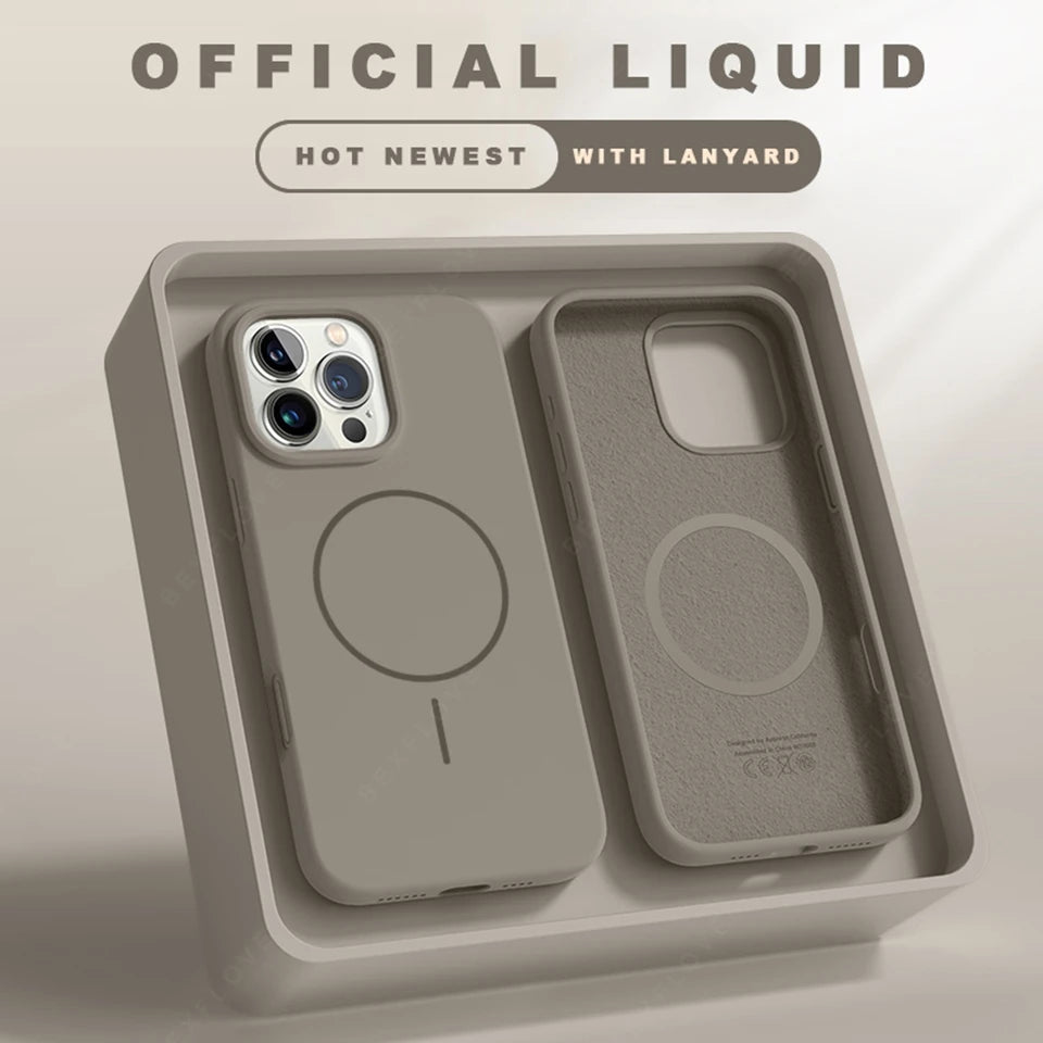 Apple iPhone Magsafe Silicone Phone Case