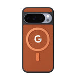 High End Carbon Fiber Texture Leather Phone Case For Google Pixel 10 9 ProXL 10A 9A For MagSafe Wireless Charger Anti-Drop Cover by Mobile Supplies Online
