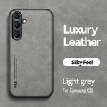 Samsung Galaxy Luxury Leather Case With Magnetic Plate Support