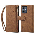 OPPO Reno Series Zipper Leather Flip Wallet Case