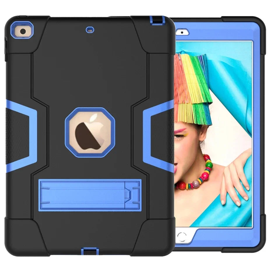 Apple iPad Armor Shockproof Kids Tablet Case with Stand