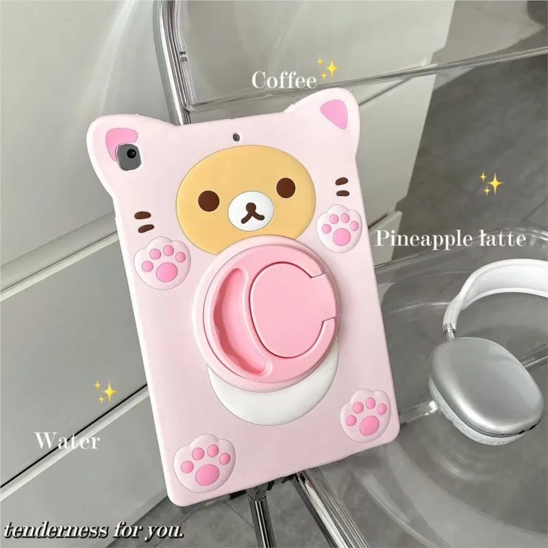 Apple iPad Kids Cartoon Silicone Case Easy Grip